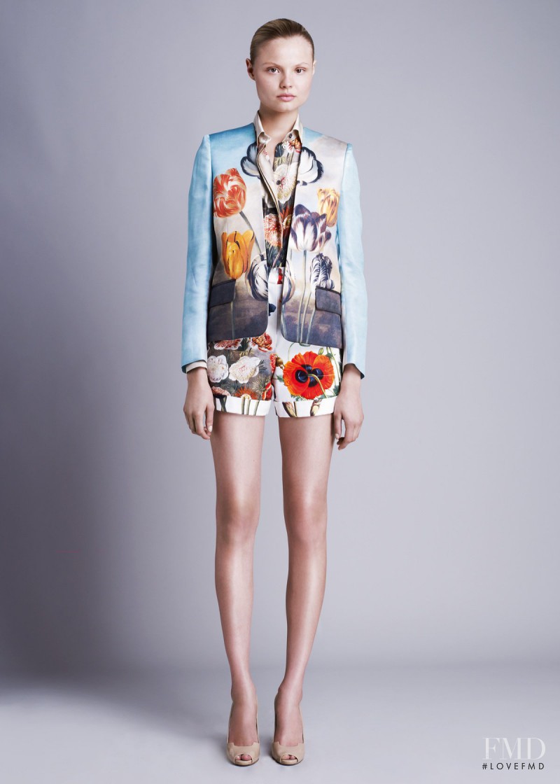 Magdalena Frackowiak featured in  the Stella McCartney fashion show for Resort 2011