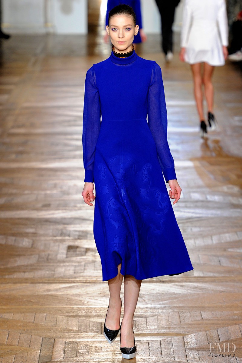 Kati Nescher featured in  the Stella McCartney fashion show for Autumn/Winter 2012
