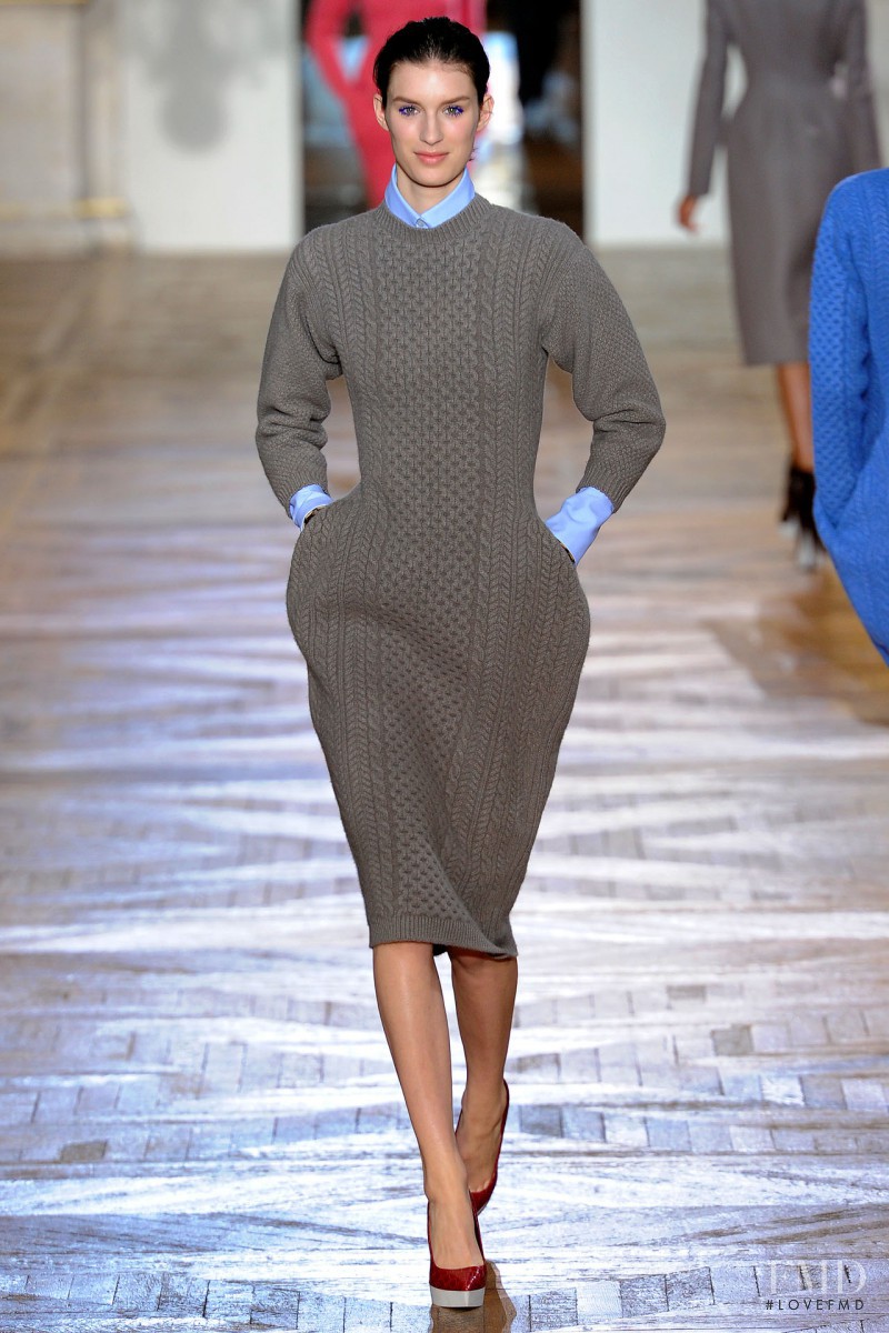 Marte Mei van Haaster featured in  the Stella McCartney fashion show for Autumn/Winter 2012