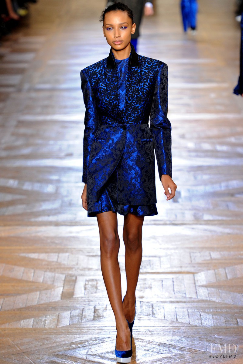 Jasmine Tookes featured in  the Stella McCartney fashion show for Autumn/Winter 2012