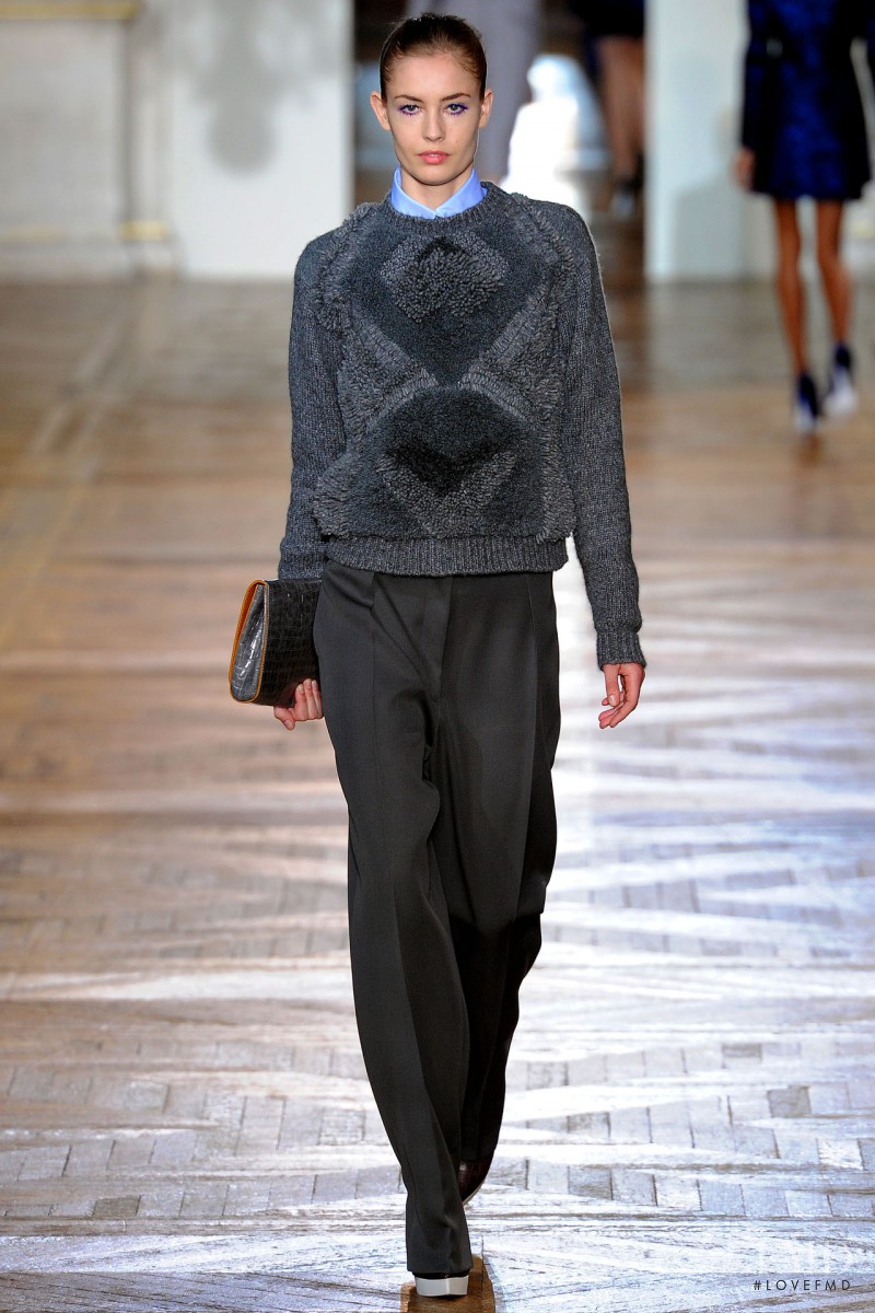 Nadja Bender featured in  the Stella McCartney fashion show for Autumn/Winter 2012