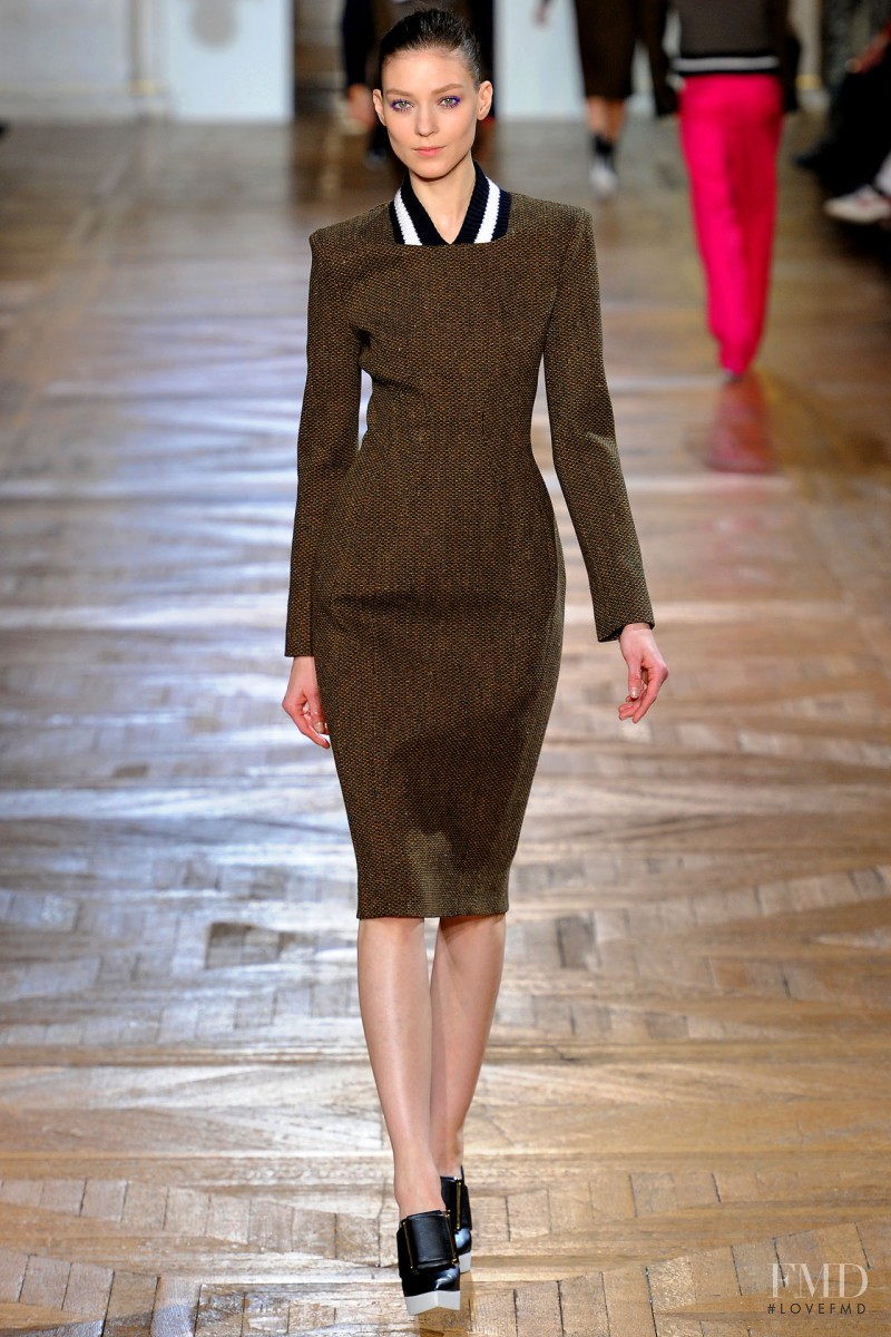 Kati Nescher featured in  the Stella McCartney fashion show for Autumn/Winter 2012