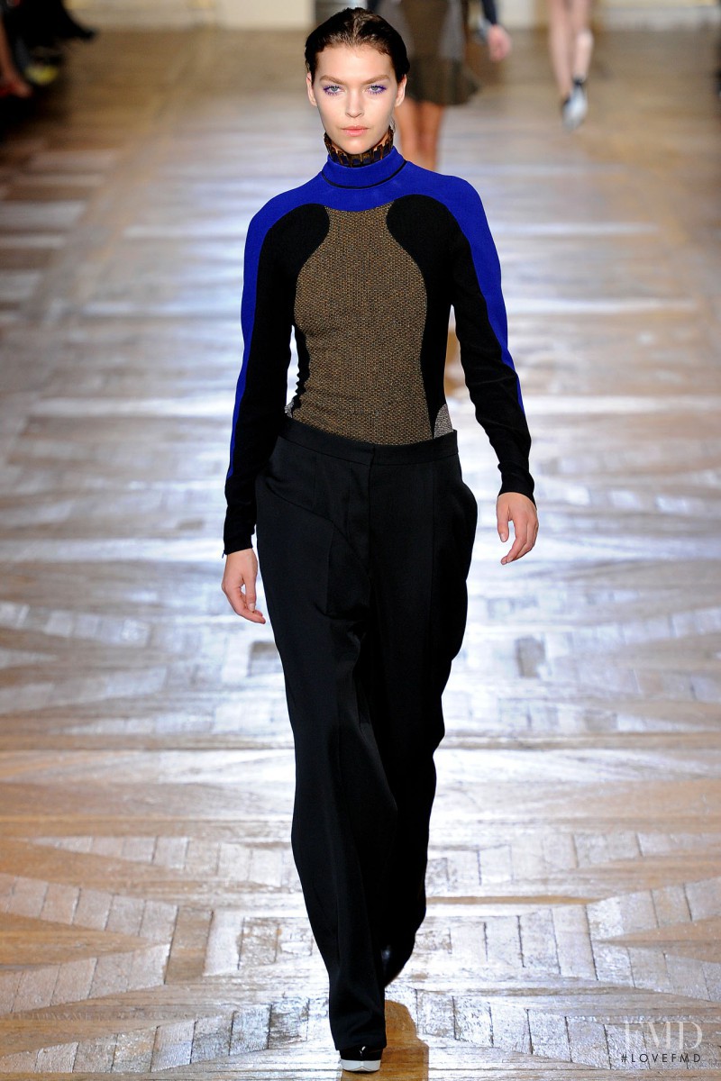 Arizona Muse featured in  the Stella McCartney fashion show for Autumn/Winter 2012