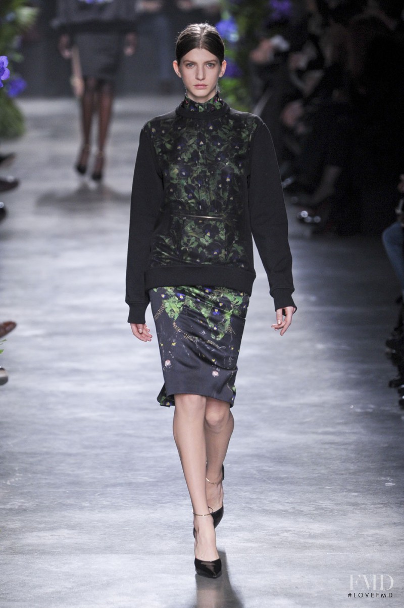 Caterina Ravaglia featured in  the Givenchy fashion show for Autumn/Winter 2011