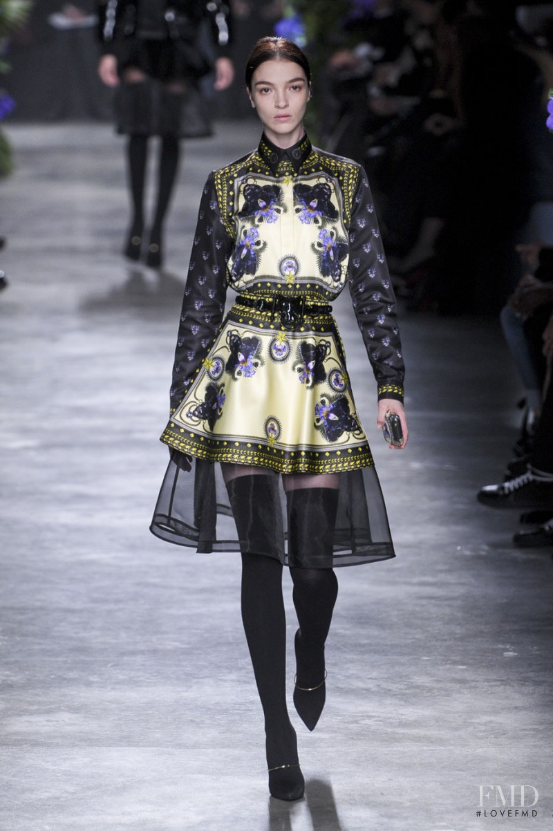 Mariacarla Boscono featured in  the Givenchy fashion show for Autumn/Winter 2011