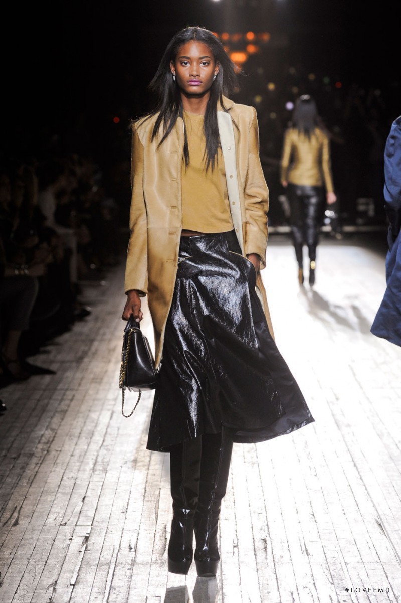 Melodie Monrose featured in  the Theory fashion show for Autumn/Winter 2012