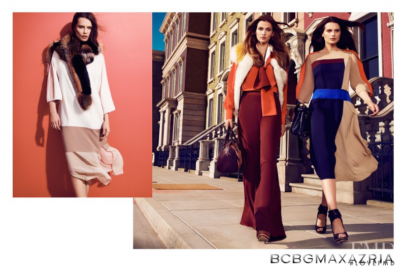 Elena Melnik featured in  the BCBG By Max Azria advertisement for Fall 2012