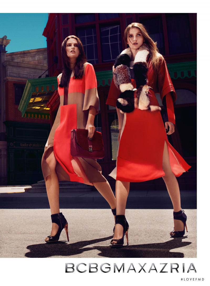 Elena Melnik featured in  the BCBG By Max Azria advertisement for Fall 2012