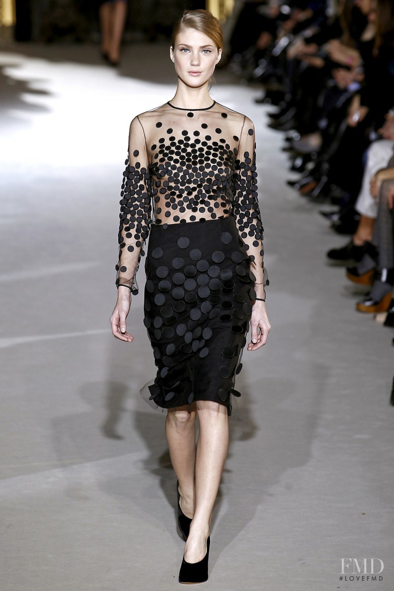 Lindsay Lullman featured in  the Stella McCartney fashion show for Autumn/Winter 2011