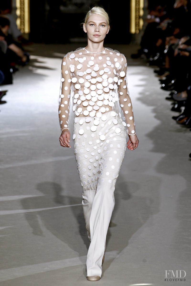 Aline Weber featured in  the Stella McCartney fashion show for Autumn/Winter 2011