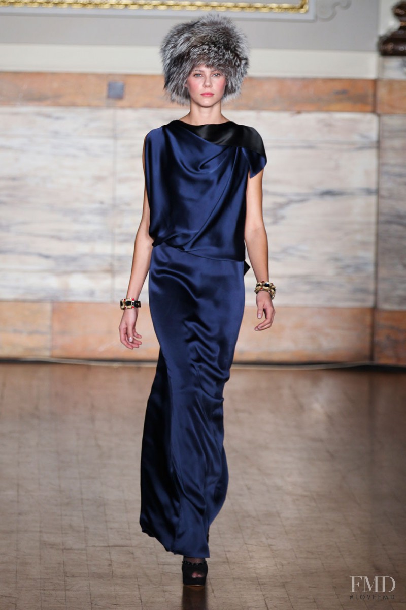 Lydia Willemina Collins featured in  the Temperley London fashion show for Autumn/Winter 2012