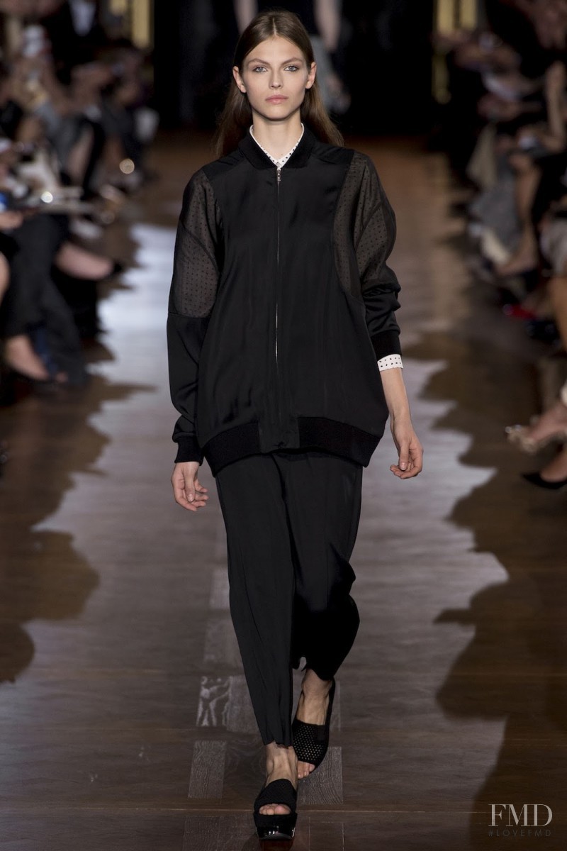 Karlina Caune featured in  the Stella McCartney fashion show for Spring/Summer 2013