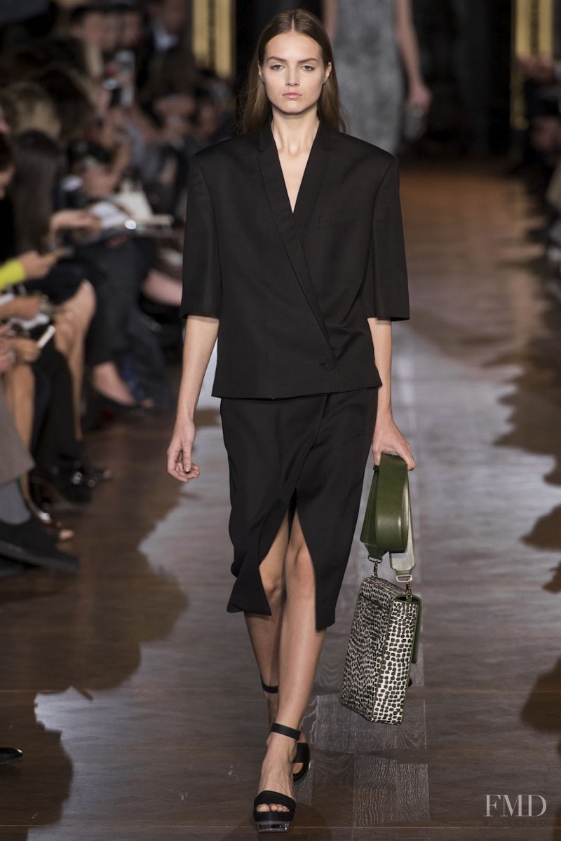 Agne Konciute featured in  the Stella McCartney fashion show for Spring/Summer 2013