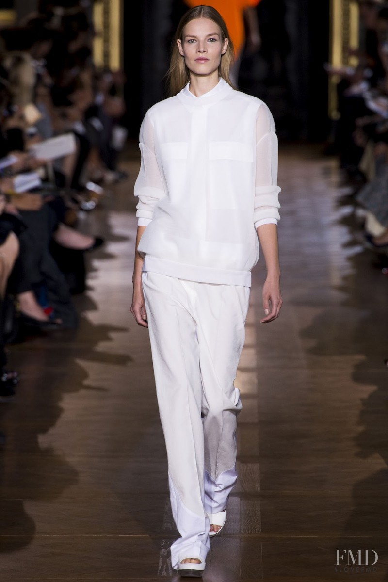 Suvi Koponen featured in  the Stella McCartney fashion show for Spring/Summer 2013