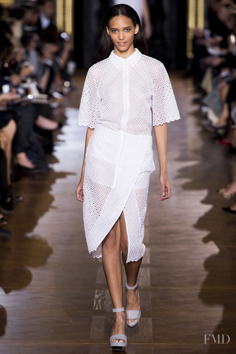 Cora Emmanuel featured in  the Stella McCartney fashion show for Spring/Summer 2013