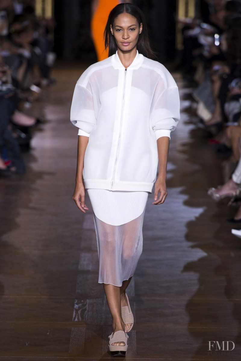 Joan Smalls featured in  the Stella McCartney fashion show for Spring/Summer 2013