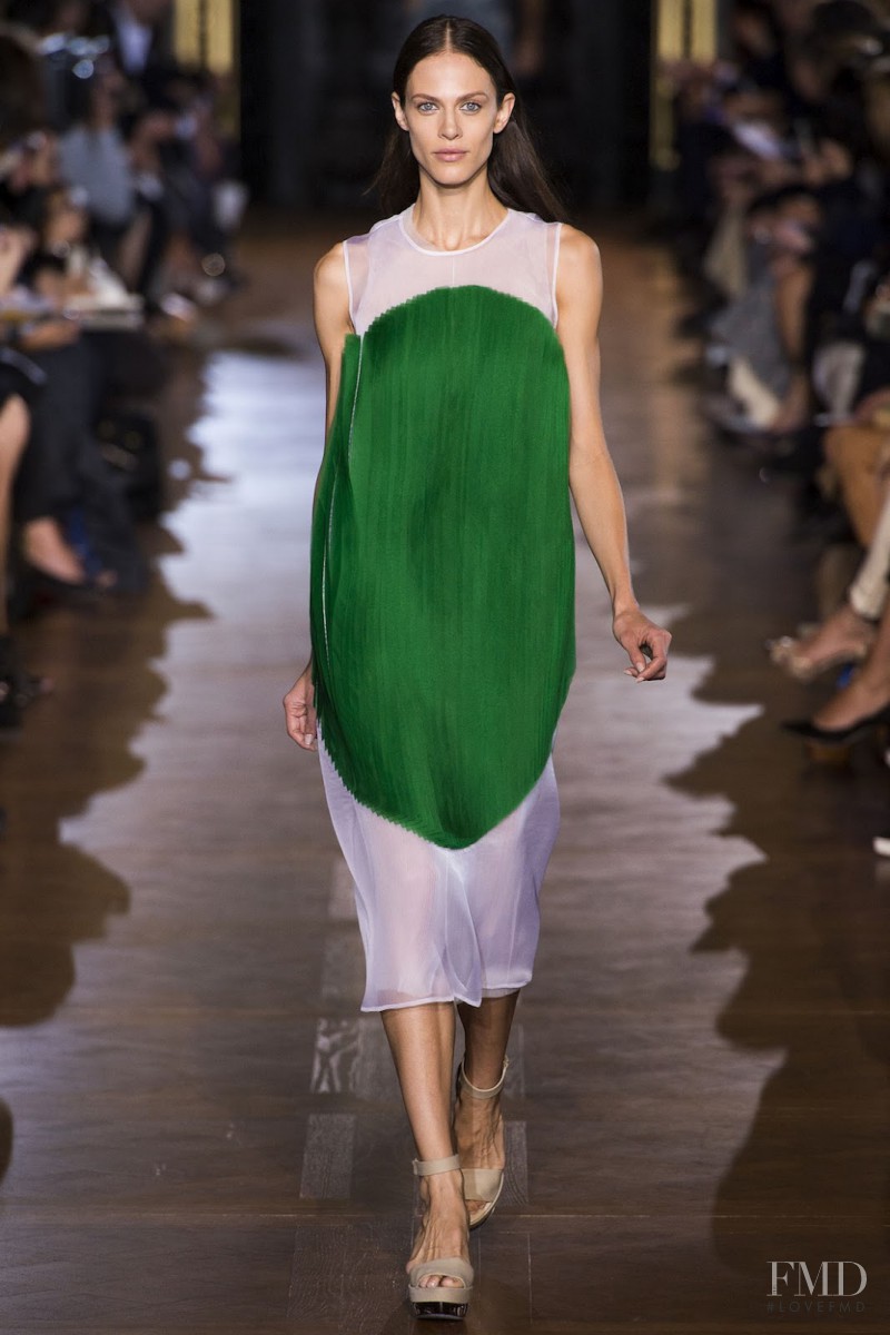 Aymeline Valade featured in  the Stella McCartney fashion show for Spring/Summer 2013