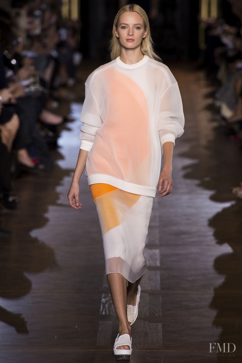Daria Strokous featured in  the Stella McCartney fashion show for Spring/Summer 2013