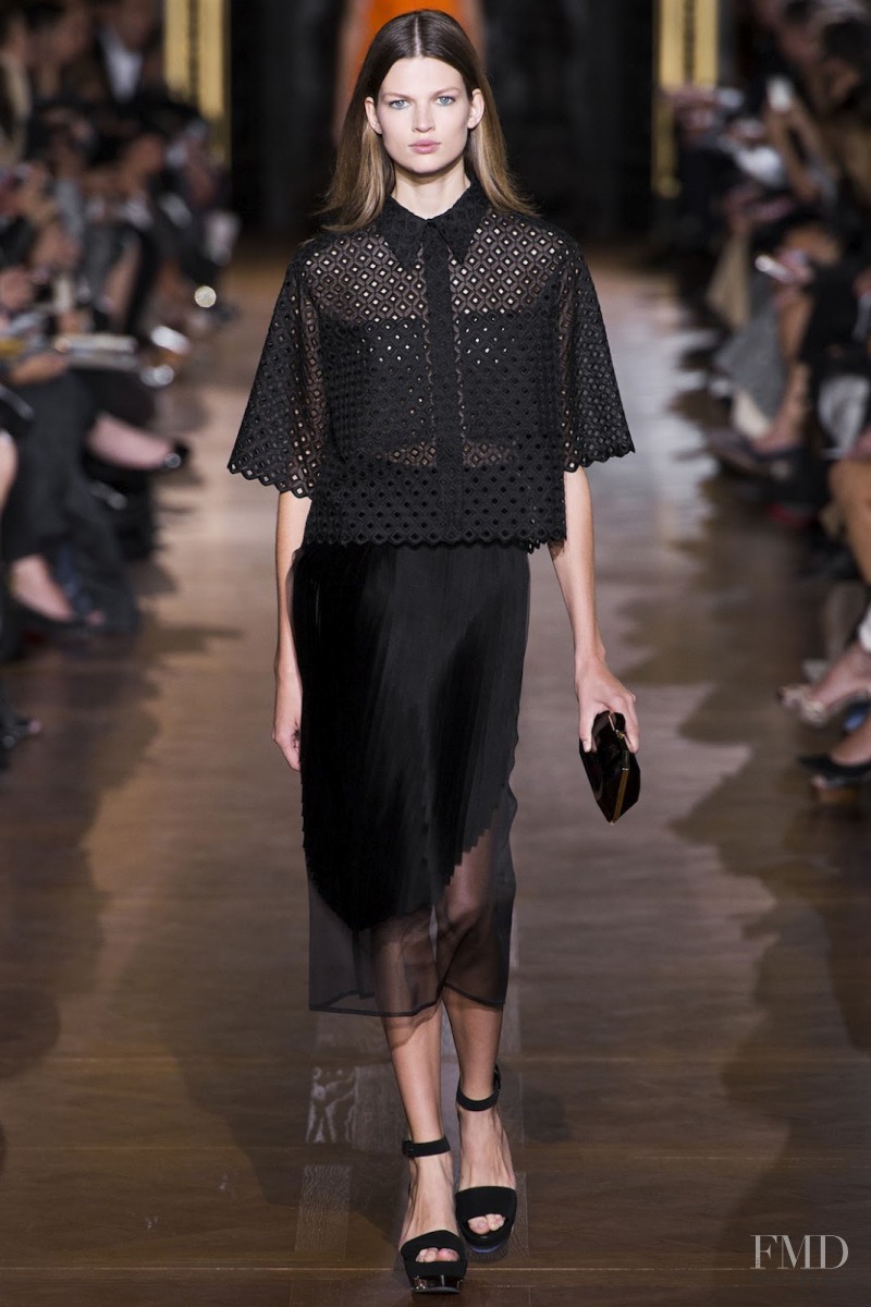 Bette Franke featured in  the Stella McCartney fashion show for Spring/Summer 2013