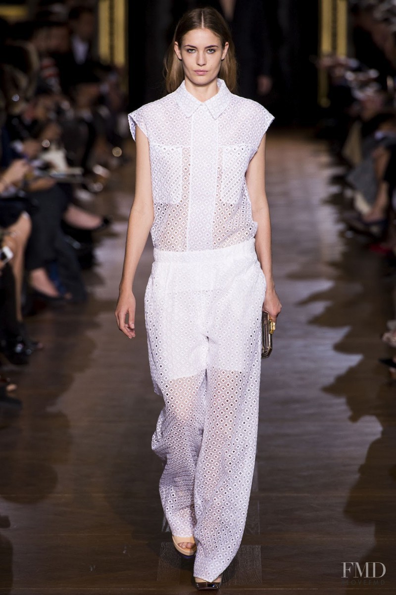 Nadja Bender featured in  the Stella McCartney fashion show for Spring/Summer 2013