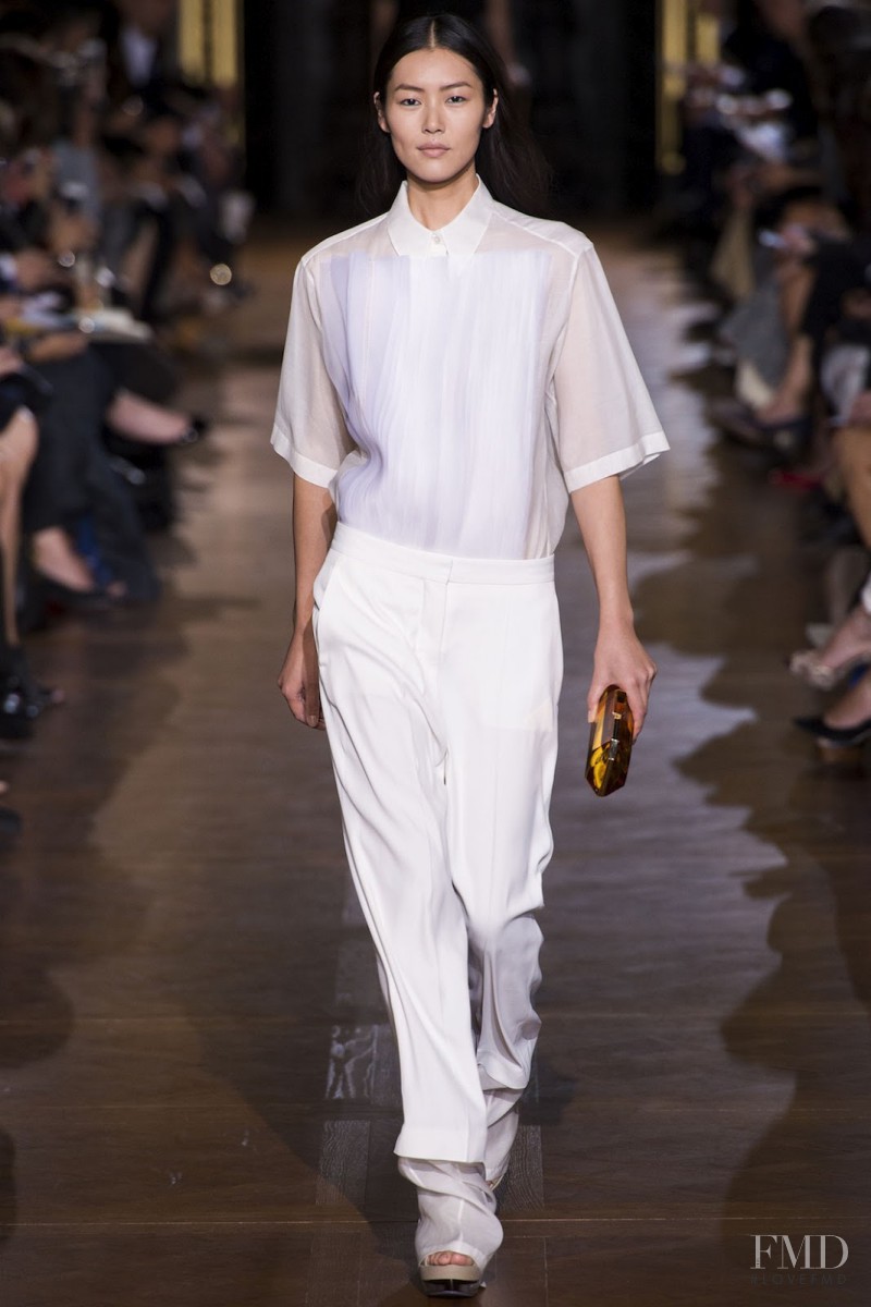 Liu Wen featured in  the Stella McCartney fashion show for Spring/Summer 2013