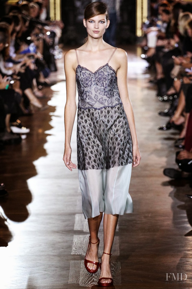 Bette Franke featured in  the Stella McCartney fashion show for Spring/Summer 2014