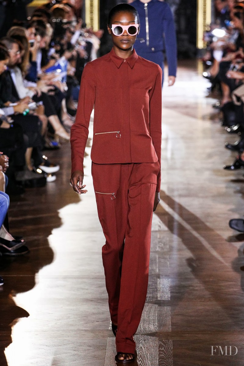 Betty Adewole featured in  the Stella McCartney fashion show for Spring/Summer 2014