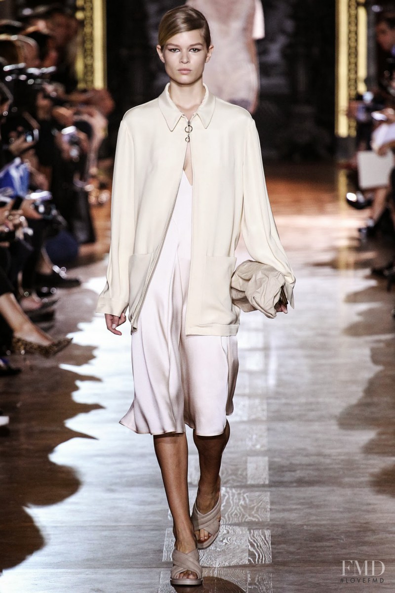 Anna Ewers featured in  the Stella McCartney fashion show for Spring/Summer 2014