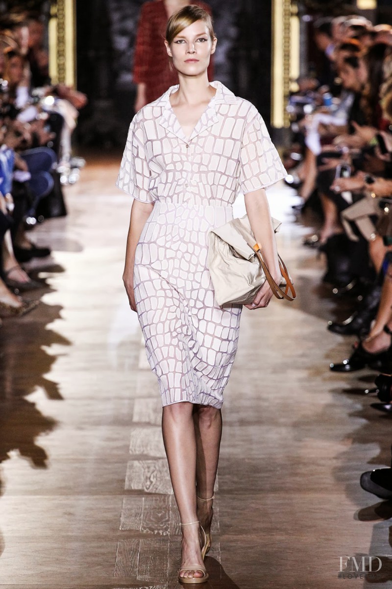 Suvi Koponen featured in  the Stella McCartney fashion show for Spring/Summer 2014