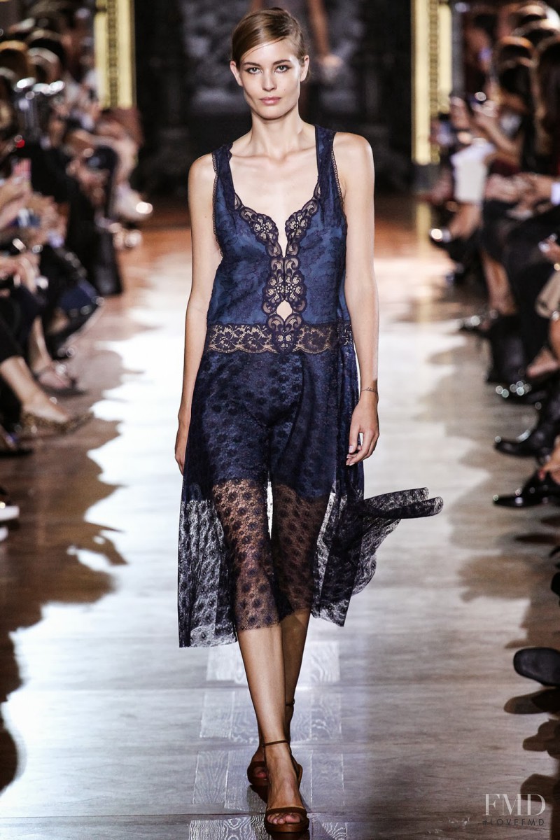 Nadja Bender featured in  the Stella McCartney fashion show for Spring/Summer 2014