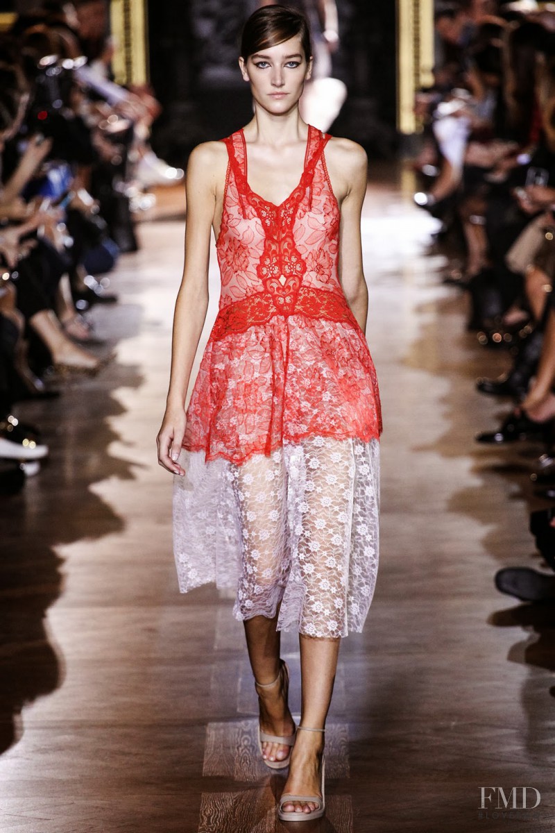 Joséphine Le Tutour featured in  the Stella McCartney fashion show for Spring/Summer 2014
