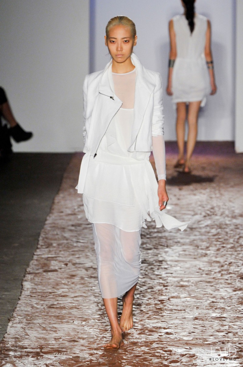 Soo Joo Park featured in  the Kimberly Ovitz fashion show for Spring/Summer 2013