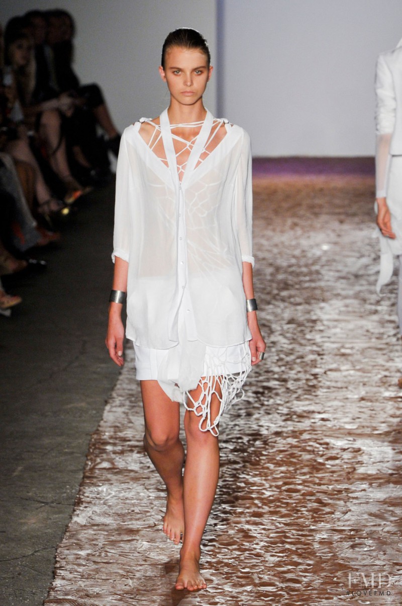 Ashley Scott featured in  the Kimberly Ovitz fashion show for Spring/Summer 2013