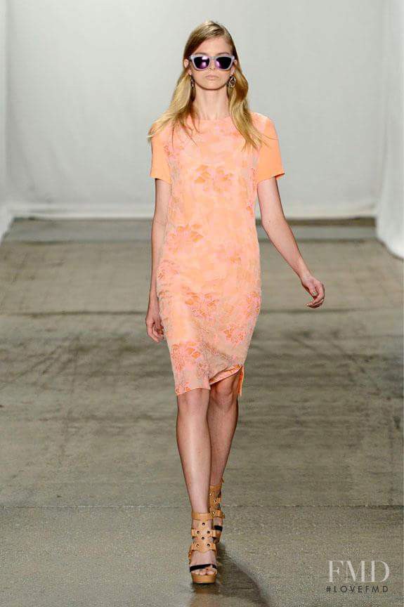 Ashley Scott featured in  the Rebecca Taylor fashion show for Spring/Summer 2013