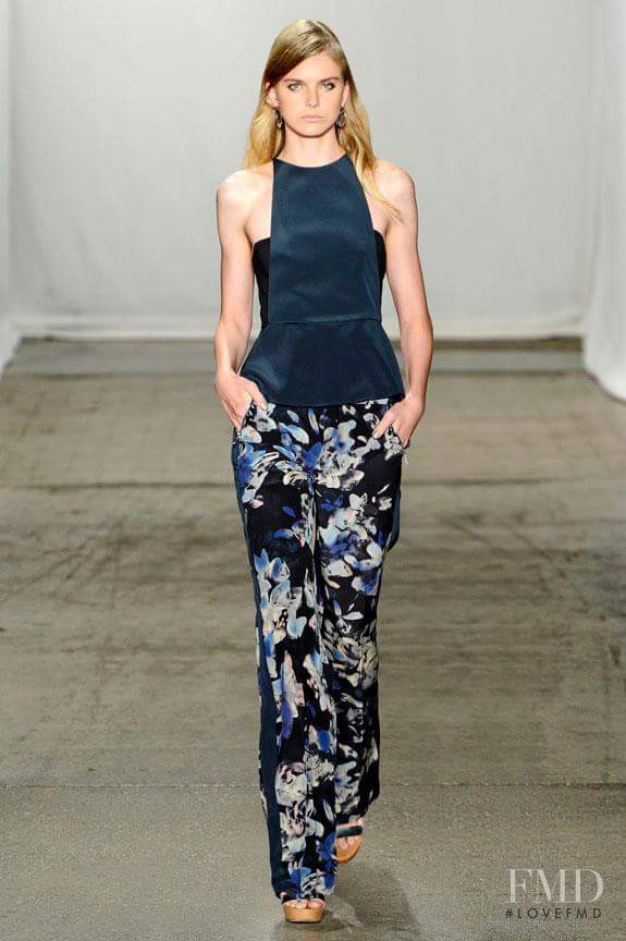 Ashley Scott featured in  the Rebecca Taylor fashion show for Spring/Summer 2013