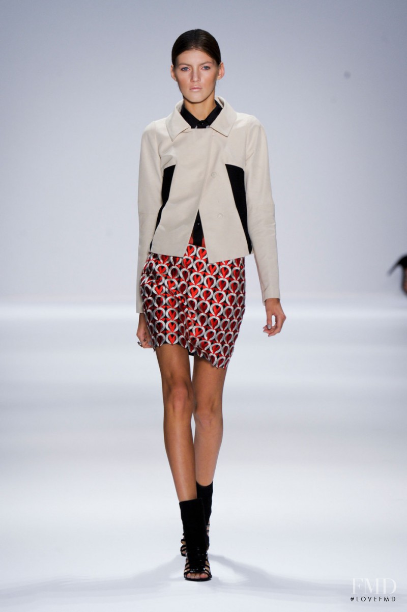 Valery Kaufman featured in  the Vivienne Tam fashion show for Spring/Summer 2013