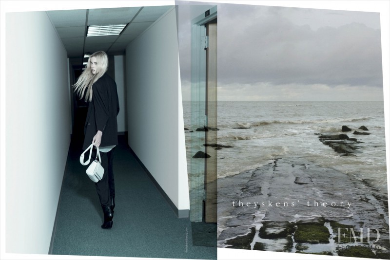 Wylie Hays featured in  the Olivier Theyskens advertisement for Spring/Summer 2013