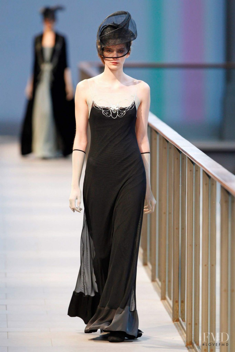 Nele Kenzler featured in  the Natalie Capell fashion show for Autumn/Winter 2014