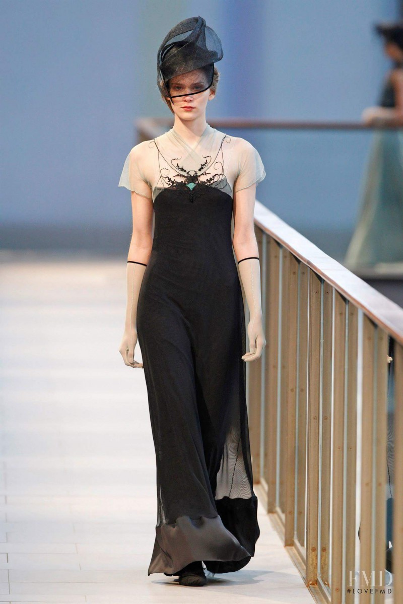 Nele Kenzler featured in  the Natalie Capell fashion show for Autumn/Winter 2014