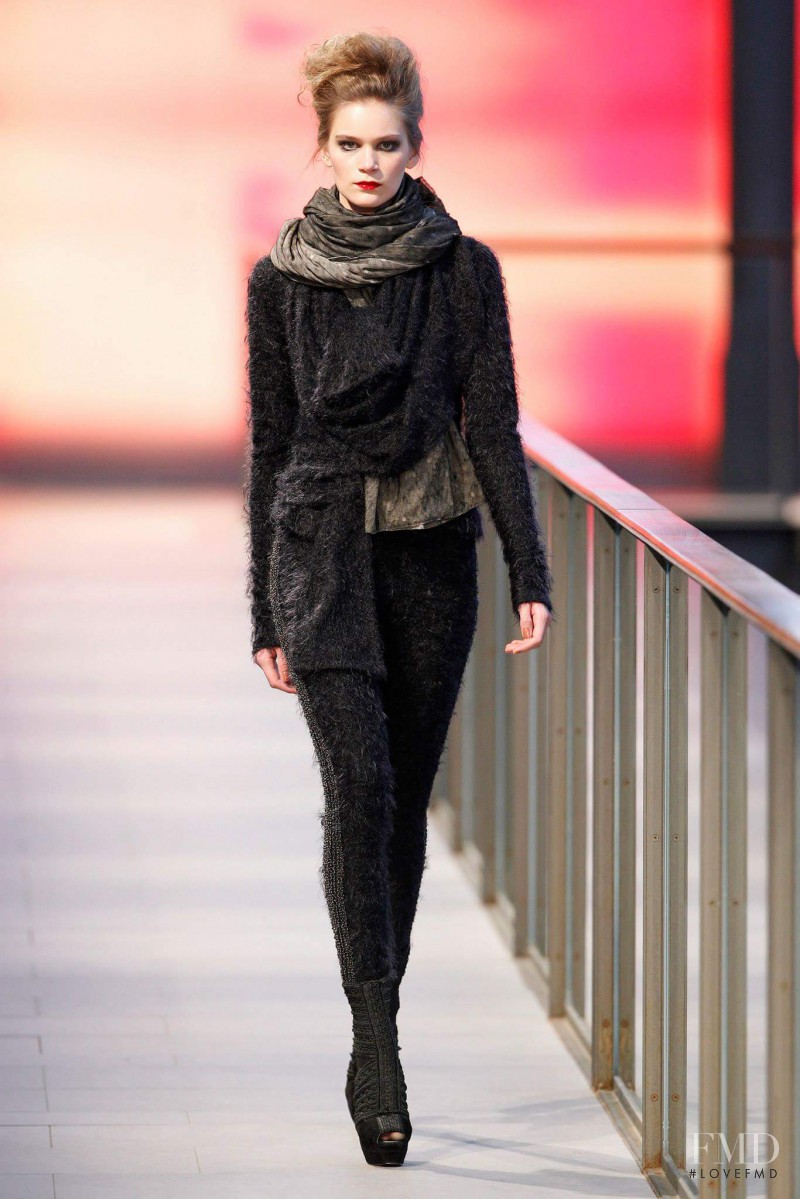 Nele Kenzler featured in  the Celia Vela fashion show for Autumn/Winter 2014