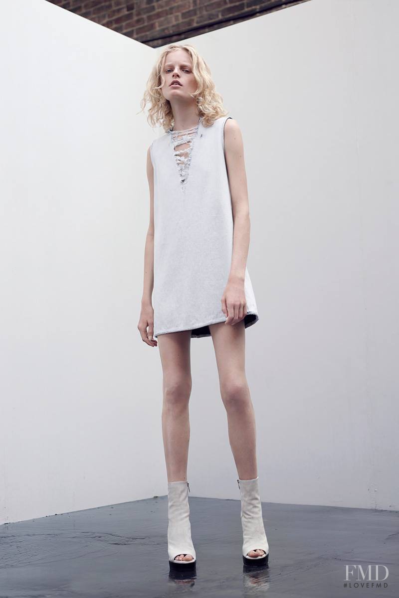 Hanne Gaby Odiele featured in  the Olivier Theyskens fashion show for Resort 2014