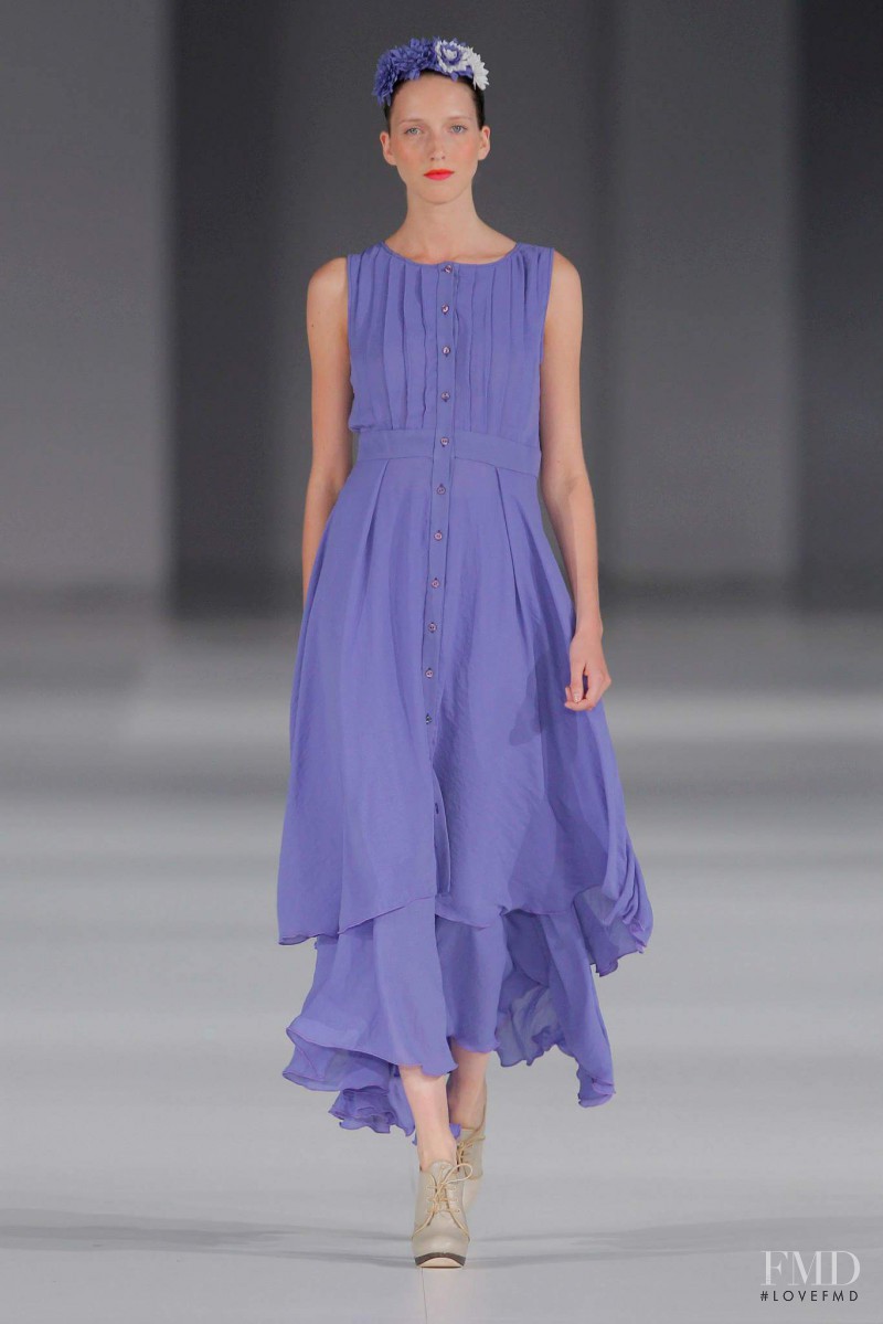 Iris Egbers featured in  the Who fashion show for Spring/Summer 2014