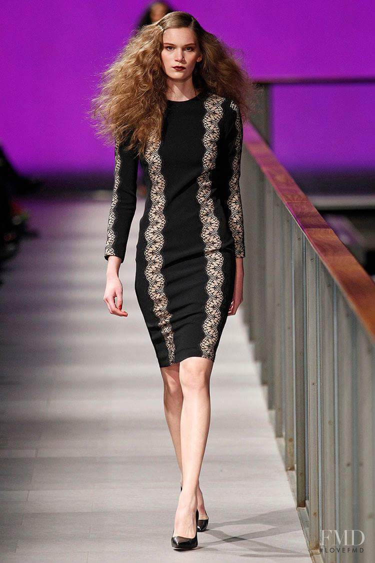 Nele Kenzler featured in  the Justicia Ruano fashion show for Autumn/Winter 2014