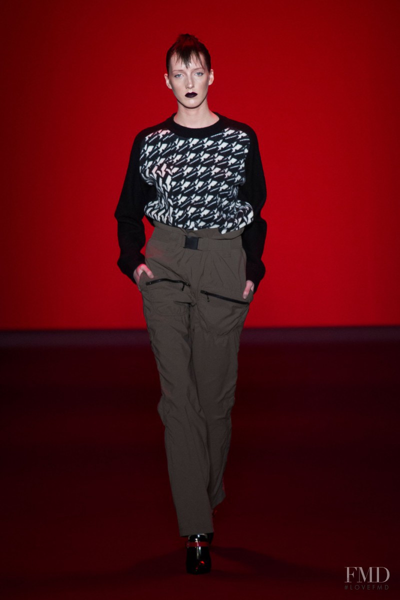 Iris Egbers featured in  the Vivienne Tam fashion show for Autumn/Winter 2013