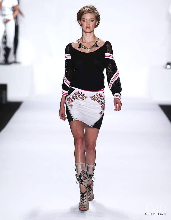 Lindsey Wixson featured in  the Rebecca Minkoff fashion show for Spring/Summer 2014