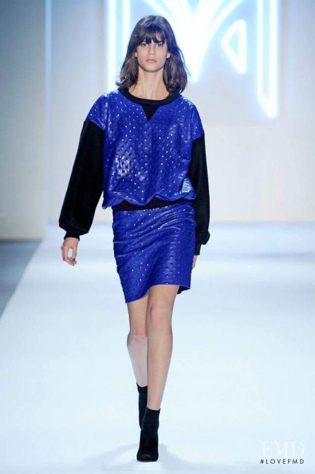 Antonina Petkovic featured in  the Milly fashion show for Autumn/Winter 2013