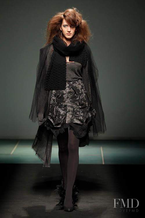 Iris Egbers featured in  the Celia Vela fashion show for Autumn/Winter 2013