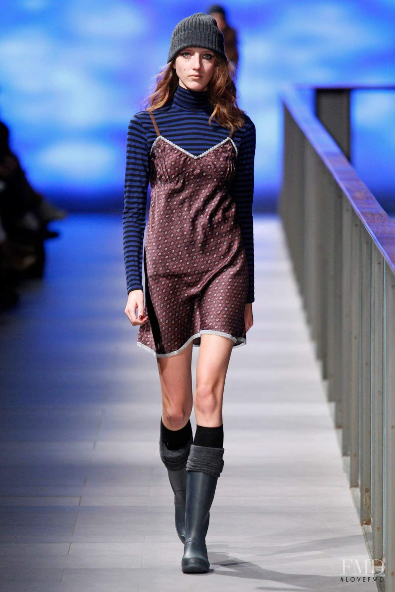 Iris Egbers featured in  the TCN fashion show for Autumn/Winter 2014