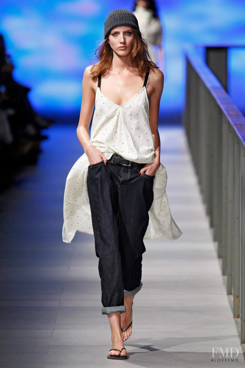 Iris Egbers featured in  the TCN fashion show for Autumn/Winter 2014