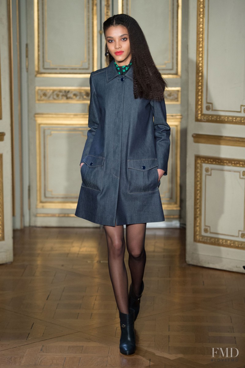 Sasha Hronis featured in  the Vanessa Seward fashion show for Autumn/Winter 2015